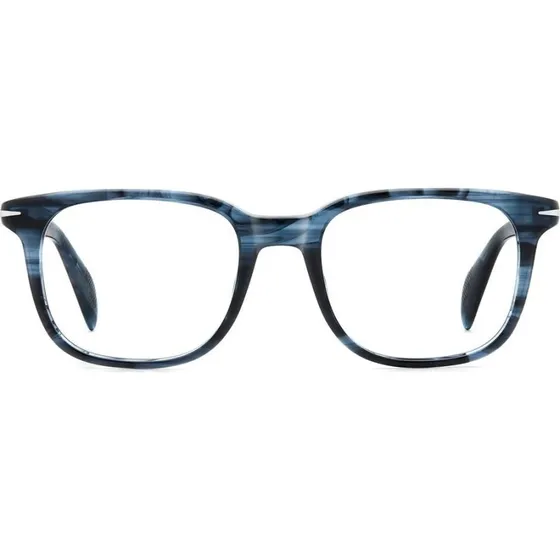 David Beckham DB 1184 - Lunettes de vue rectangulaires bleues