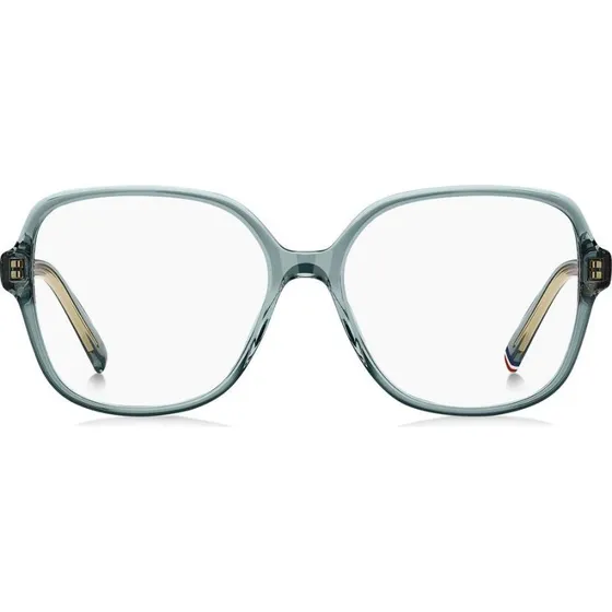 Tommy Hilfiger TH 2228 Lunettes de Vue Carrées Vertes - Femme
