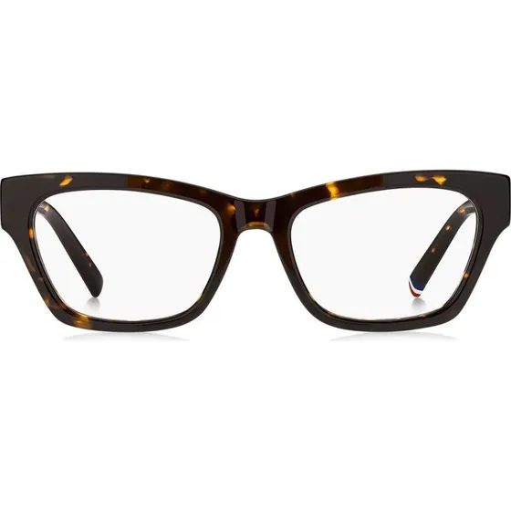 Tommy Hilfiger TH 2231 - Lunettes de vue rectangulaires pour femme, Havane