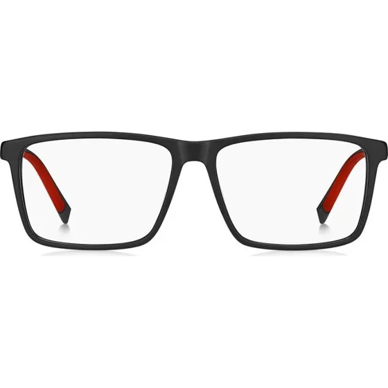 Tommy Hilfiger TH 2198 - Lunettes de vue homme noires rectangulaires