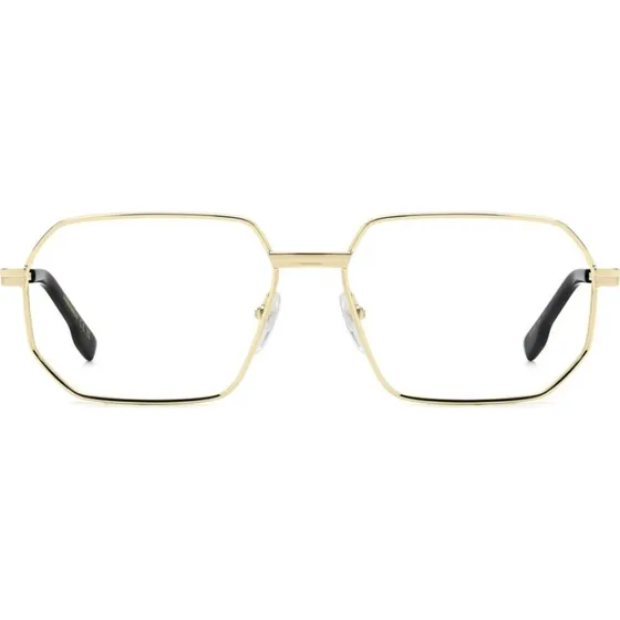Dsquared2 D2 0158 Lunettes de Vue Homme Dorées Géométriques