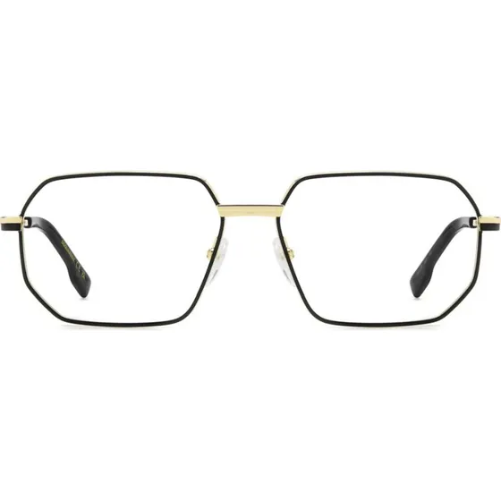 Dsquared2 D2 0158 Lunettes de Vue Homme Doré Géométrique