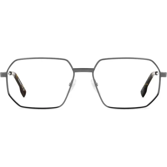 Dsquared2 D2 0158 Lunettes de Vue Homme - Gris Géométrique