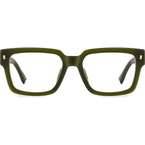 Dsquared2 D2 0167/G Lunettes de Vue Homme Rectangulaires Vertes