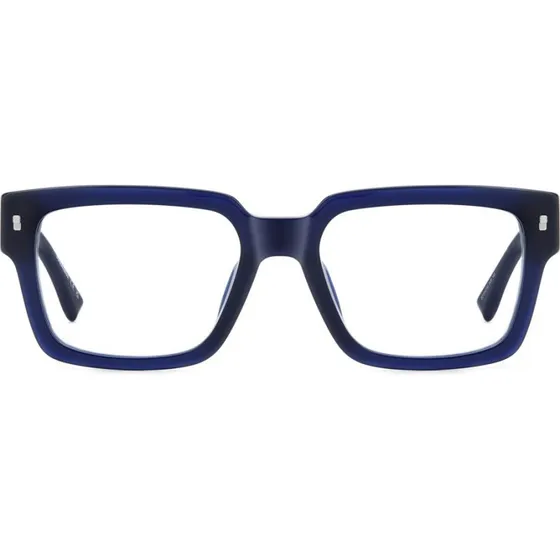 Dsquared2 D2 0167/G Lunettes de Vue Homme Rectangulaires Bleues