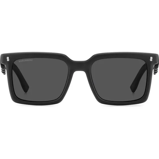 Dsquared2 Icon 0025/S Lunettes de Soleil Homme Rectangulaires Noires