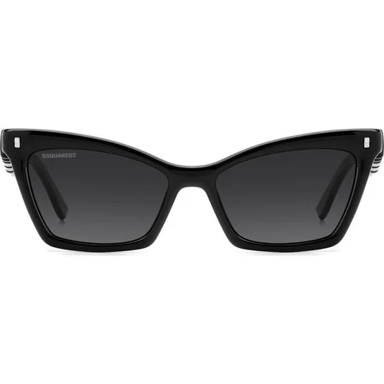 Dsquared2 Lunettes de Soleil Icon 0026/S Papillon Noir et Gris