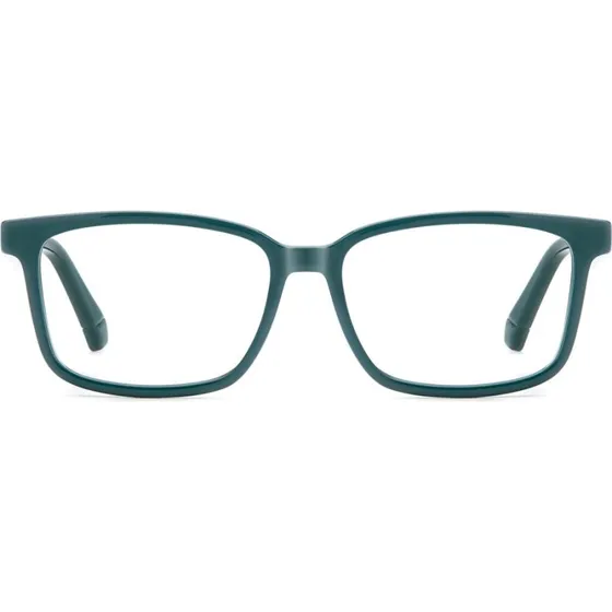 Polaroid PLD D844 Lunettes de Vue Rectangulaires Vertes Unisexe