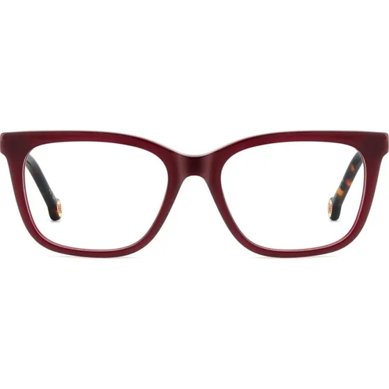 Carolina Herrera HER 0300 Lunettes de Vue Femme Rectangles Rouges