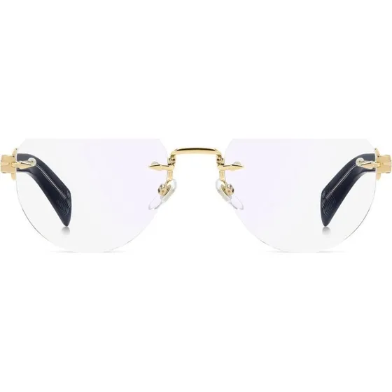 David Beckham DB 7145 Lunettes de Vue Pilote Homme - Noir et Or