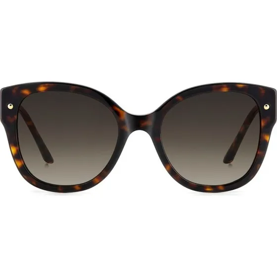 Carolina Herrera Lunettes de Soleil HER 0318/S Carrées Havane