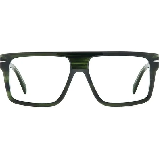 David Beckham DB 7154 - Lunettes de vue carrées pour homme, Vert
