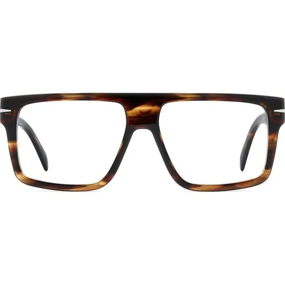 David Beckham DB 7154 Lunettes de Vue Homme Carrées Havane
