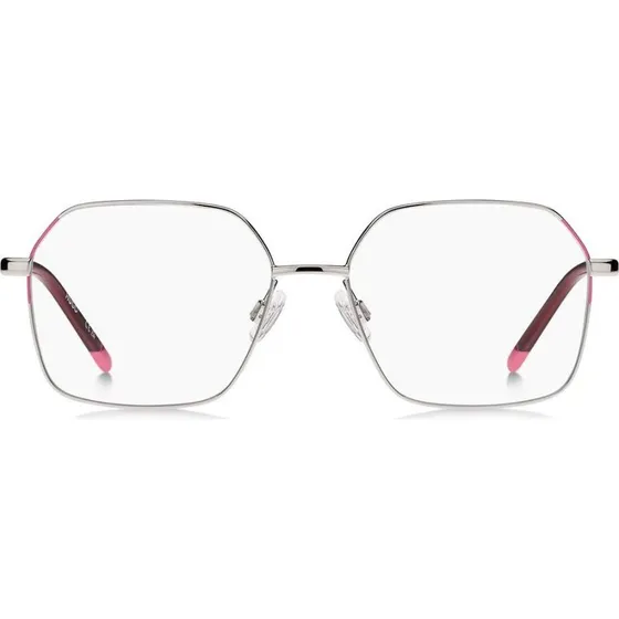 Hugo Boss HG 1382 Lunettes de Vue Géométriques Argentées
