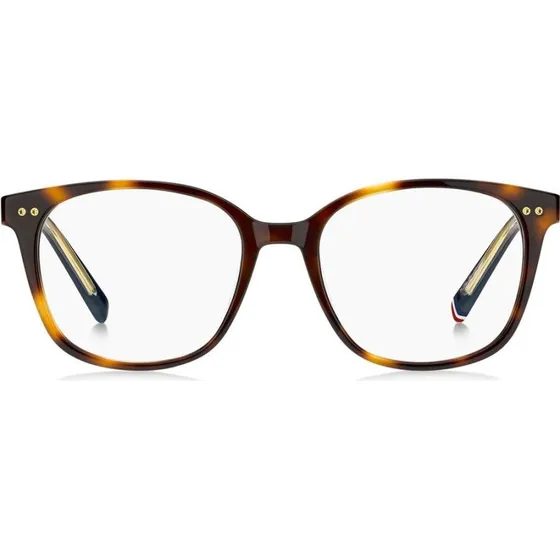 Tommy Hilfiger TH 2291 Lunettes de Vue Carrées Havane Femme
