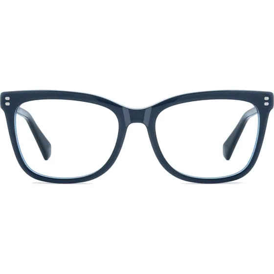 Polaroid PLD D586 Lunettes de Vue Femme Bleues Rectangulaires