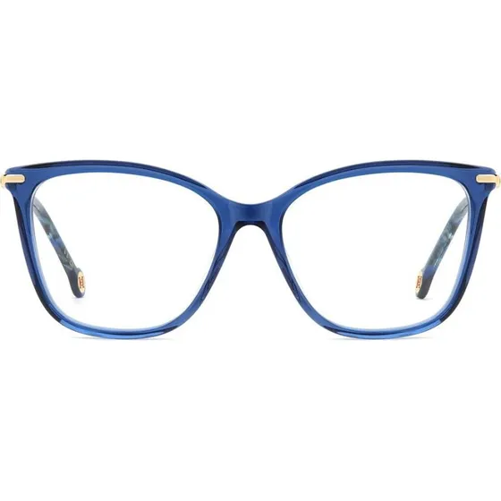 Carolina Herrera HER 0353 Lunettes de Vue Femme - Bleu Œil de Chat
