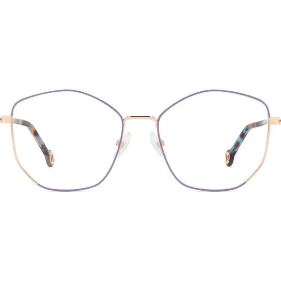 Carolina Herrera HER 0345 Lunettes de Vue Femme Dorées Géométriques