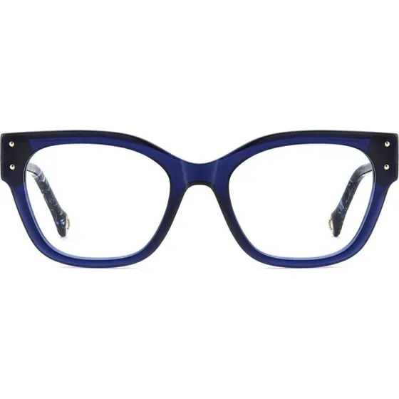 Carolina Herrera HER 0324 Lunettes de Vue Femme Bleu Œil de Chat