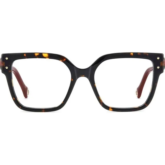 Carolina Herrera HER 0325 Lunettes de Vue Carrées Havana