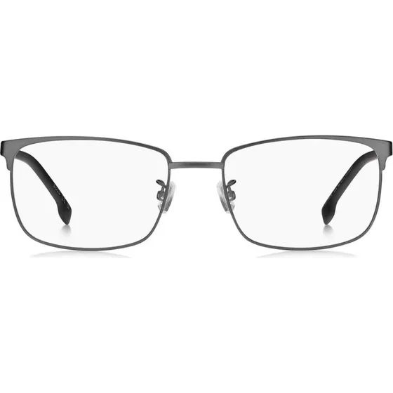 Boss 1840/G Lunettes de Vue Homme Carrées en Titane Ruthénium
