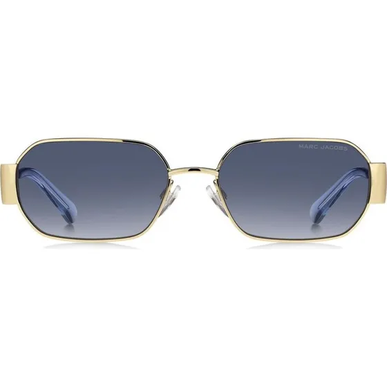 Marc Jacobs Marc 890/S Lunettes de Soleil Rectangulaires Dorées et Bleues