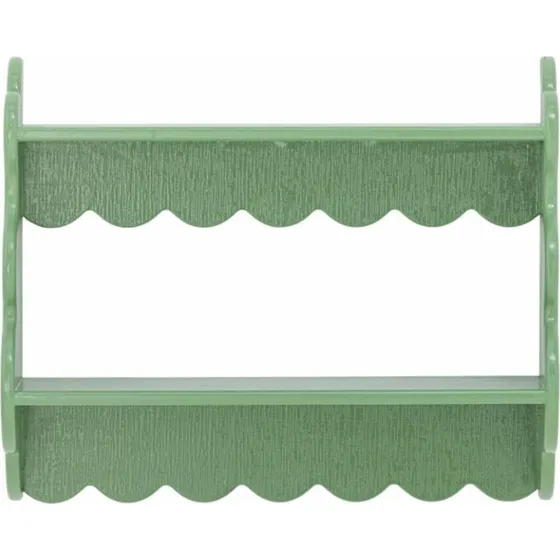 Bloomingville tagre Salla verte murale en bois laqu