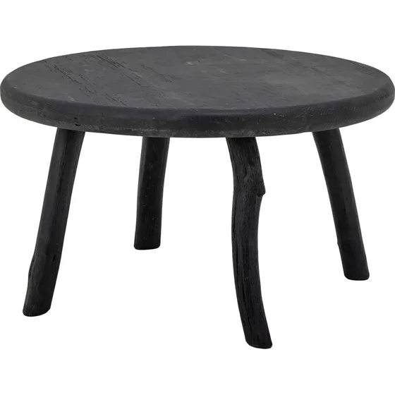 Bloomingville Table basse Milos noir 70 cm bois recyclé