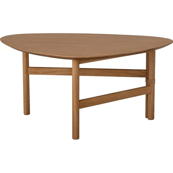 Bloomingville Koos - Table basse naturel, placage chne, 85x68x40 cm