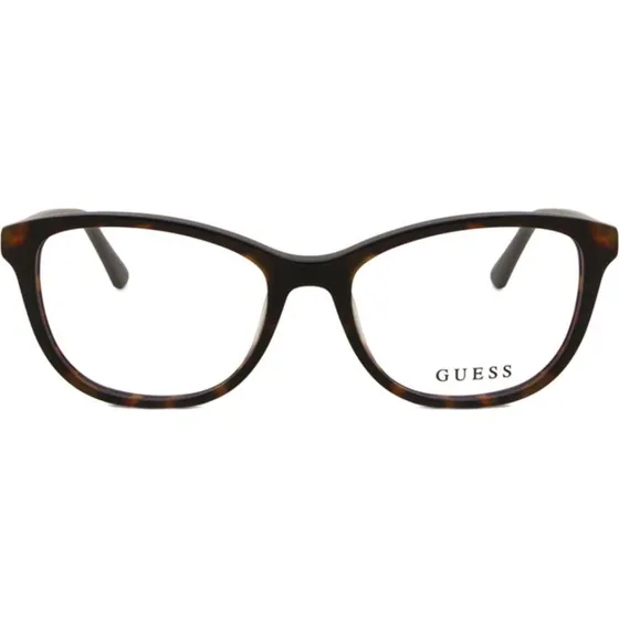 Guess GU8270 Lunettes de Vue Carrées Unisexe Havane