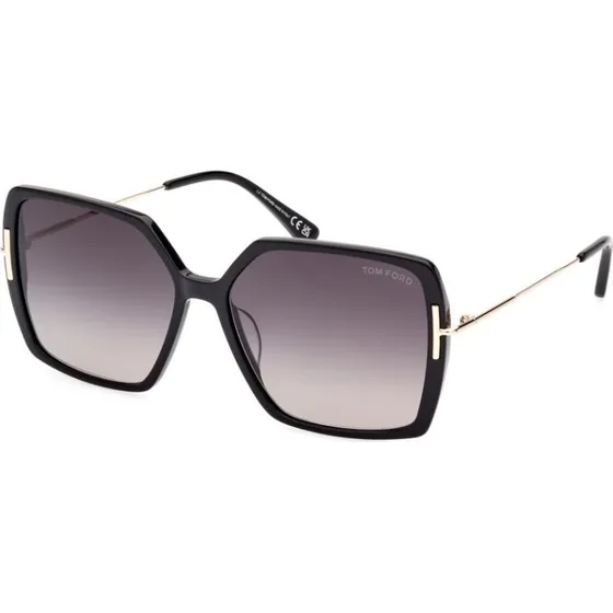 Tom Ford Joanna FT 1039 Lunettes de Soleil Papillon Noir et Gris