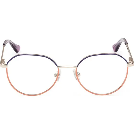 Guess GU9232 Lunettes de Vue Enfant Violettes Rondes en Métal