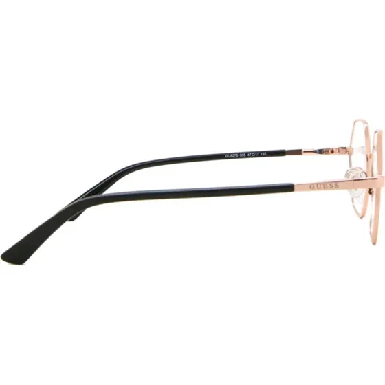 Guess GU8275 Lunettes de Vue Géométriques en Acier