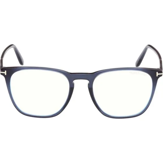 Tom Ford FT 5937-B Blue Block Lunettes de Vue Homme Bleu Géométrique