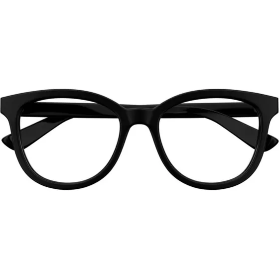 Gucci GG1687O Lunettes de Vue Femme Œil de Chat Noir