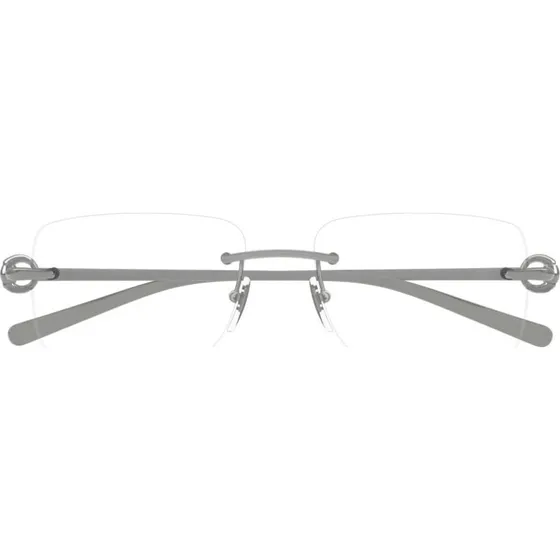 Gucci GG1703O Lunettes de Vue Homme Carrées Argentées