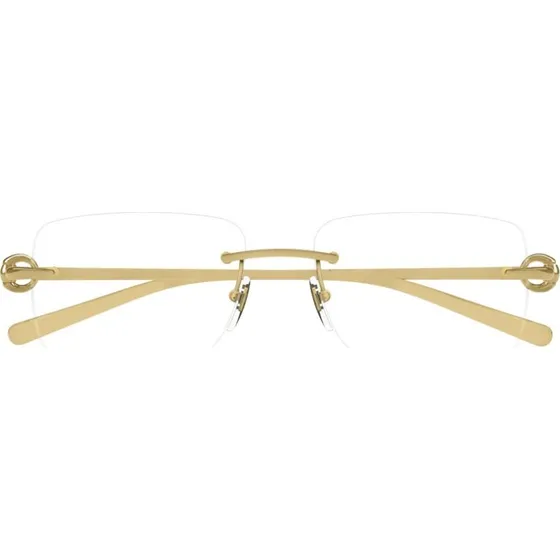 Gucci GG1703O Lunettes de Vue Homme Carrées Dorées