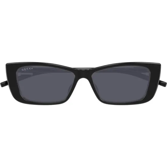 Gucci GG1681S Lunettes de Soleil Œil de Chat Noires et Grises