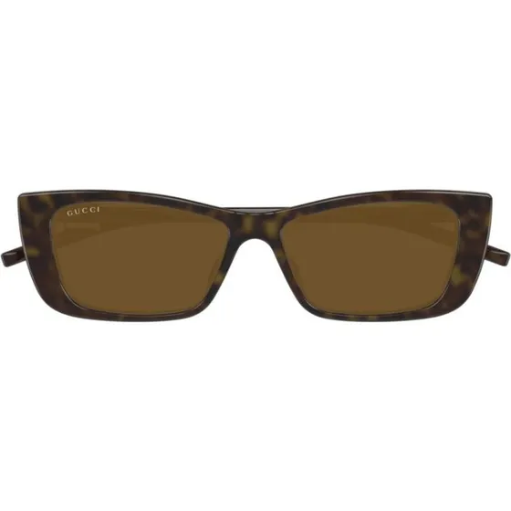 Gucci GG1681S Lunettes de Soleil Cat Eye Havana Marron 53mm