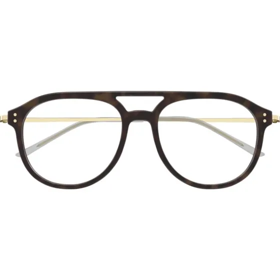 Gucci GG1708O Lunettes de Vue Homme Pilote Havane