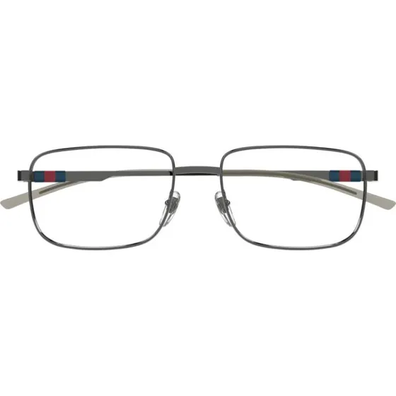 Gucci GG1678O Lunettes de Vue Homme Rectangulaires Ruthénium