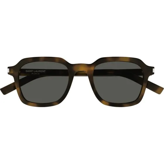 Saint Laurent SLIM SUN SL 715 - Lunettes de soleil carrées Havane