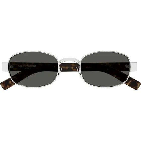 Saint Laurent SL 706 Lunettes de Soleil Rectangulaires Argentées