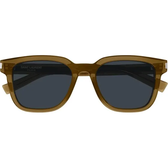 Saint Laurent SL 711 Lunettes de Soleil Homme Marron Carrées