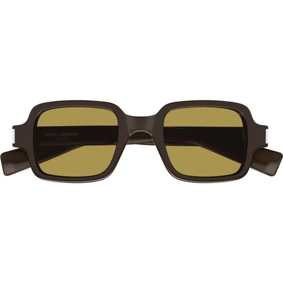 Saint Laurent SL 720 Lunettes de Soleil Rectangulaires Marron
