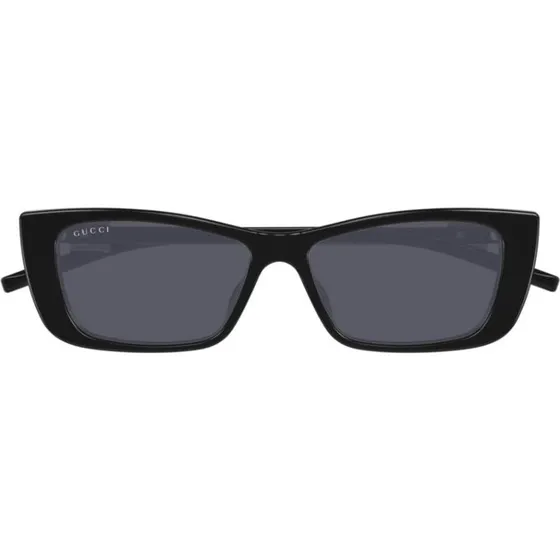 Gucci GG1681S Lunettes de Soleil Œil de Chat Noires et Grises