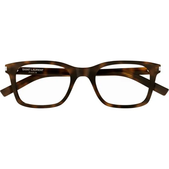 Saint Laurent SL 718 Lunettes de Vue Homme Carrées Havane