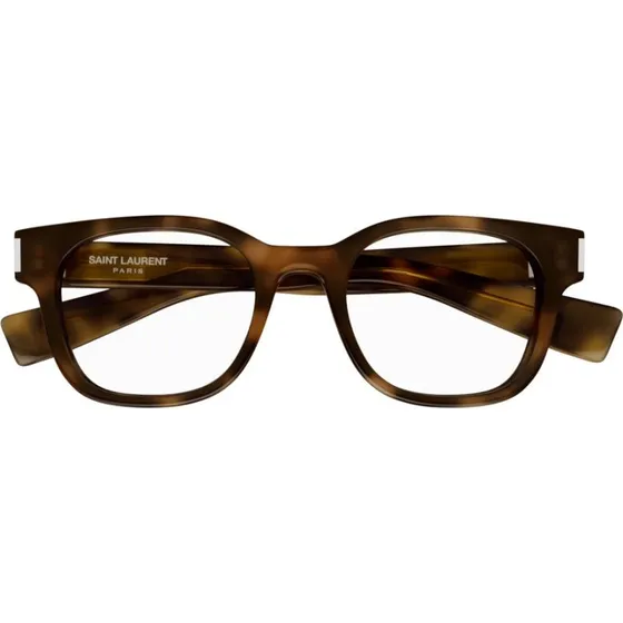 Saint Laurent SL 722 Lunettes de Vue Carrées Havane Femme