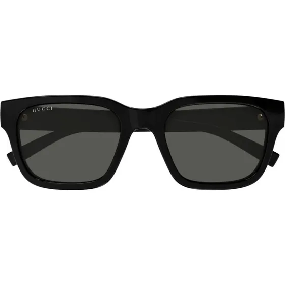 Gucci GG1857S Lunettes de Soleil Homme Carrées Noires et Grises