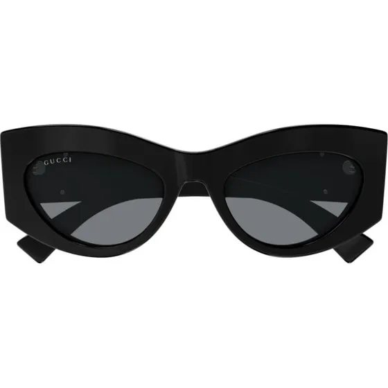 Gucci GG1843S Lunettes de Soleil Œil de Chat Noires et Grises